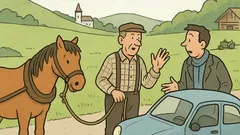 Vic: Potnik zapelje v jarek…